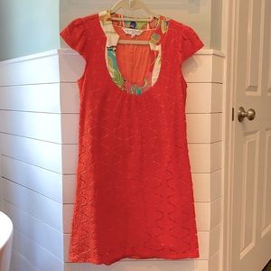 Trina Turk Crochet Retro Dress Size 4